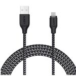 Aukey CB-AM2 Braided Nylon USB 2.0 to Micro USB Cable 2m (2)
