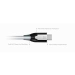 Tronsmart ATC6 Braided Nylon USB-C to USB-A Charging & Syncing Cable 3Ft x 1 – GreyBlack (2)
